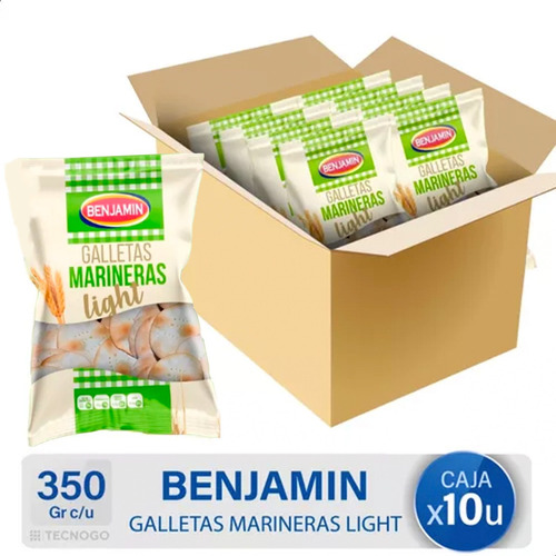 Caja Galletitas Benjamin Marineras Light - Mejor Precio