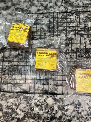 Brownie Keto De Chocolate Con Nueces - Jengibre Limon 80g