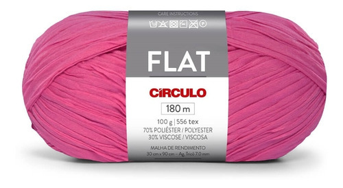 Kit Com 5 Fio Flat 180m Rosa Pink Cor 6761 - cupido