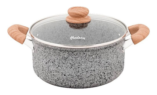 Cacerola Hudson Granito Stone Aluminio Forjado 24cm 