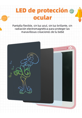 Tableta Lcd De Bloc De Notas Y Escritura Para Niños