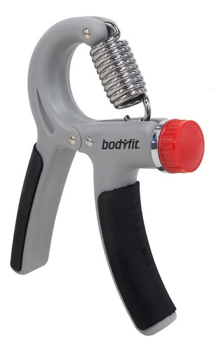 Ejercitador Mano Antebrazo Bodyfit Ajustable Bf-hgt330 / 1pz Color Gris