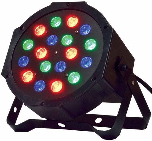 Imagen 2 de 6 de Luz Proton Par 18 Led Rgb Dmx Audioritmico Pack De 12