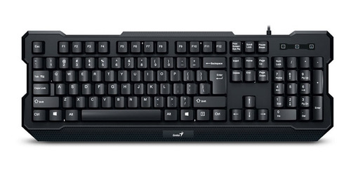 Genius Teclado Kb-210 Usb Negro Resistente Al Agua