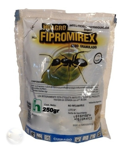 Insecticida Hormiguicida Fipromirex, Cebos Granulado X 250gr