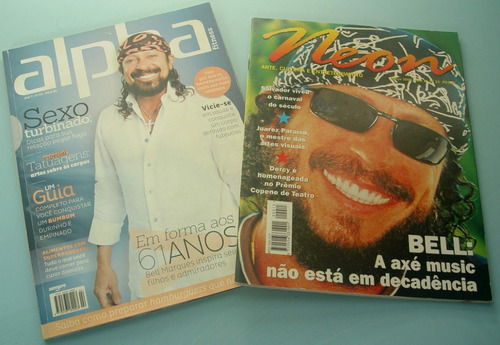 2 Revistas Raras Com Bell Marques Do Chiclete Com Banana. (Usado)