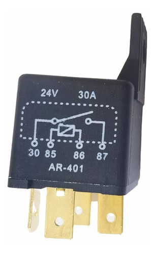 Relay 4 Patas 24v 30a  