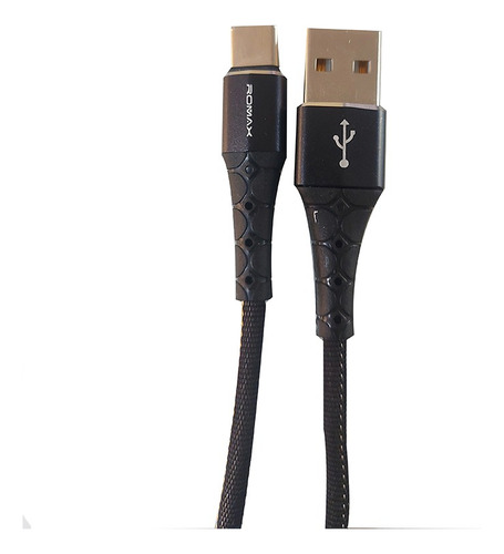 Cable De Datos Usb A Tipo C - Carga Rápida 6a - Negro