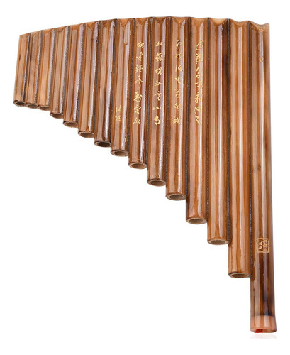 15 Pipe G Key Flauta De Pan Profesional Instrumento