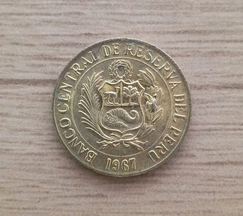 Peru Moneda Con Exceso De Metal