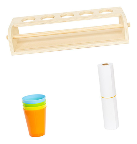Pintura Para Niños Roll Rollos De Papel Cañas