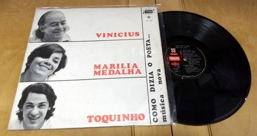 Vinicius Medalha Toquinho Como Dizia O Poeta Lp Vinilo Disco