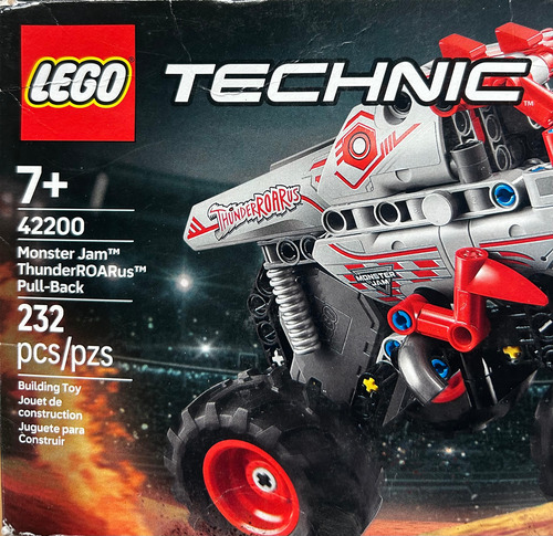Lego Technic Monster Jam Thunder Roarus Pull Back 42200