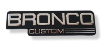 Emblema Ford Bronco Custom Original