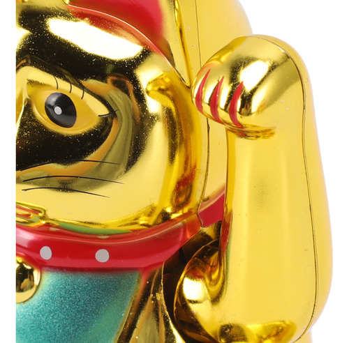 Decoração De Balancim Dourada Waving Lucky Cat De 5,5 Polega