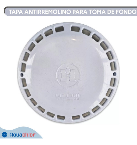Tapa Antirremolino Para Toma De Fondo Vulcano