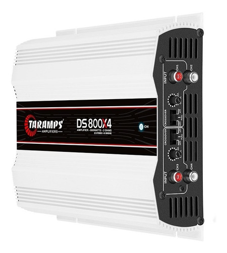 Imagem 3 de 3 de Amplificador Taramps Ds 800x4 800w Rms 4 Canais 2 Ohm