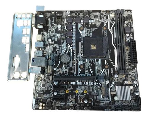 Placa Mãe Asus Prime Amd Am4 A320m-k Ddr4 ( Com Defeito ) Preto (Usado)