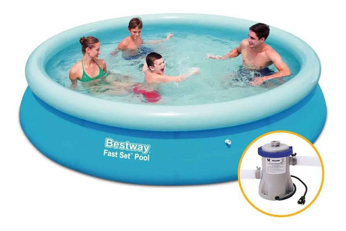 Piscina Inflável 5.500 Litros Bestway Intex Bomba Filtrante