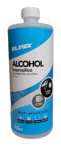 Alcohol Isopropilico 500 Ml. Silimex, Limpiador De Circuitos