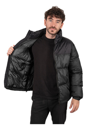 Chaqueta Hombre Combinada Casual Nueva Con Capucha Temporada Invierno