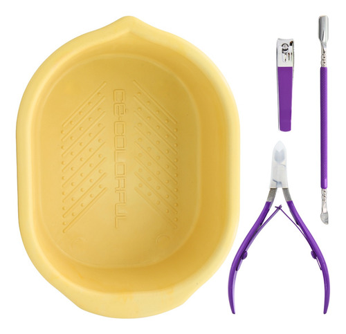 Kit Manicura Pedicura + Tina, Uñas, Pies, Manos, Mc Colorful