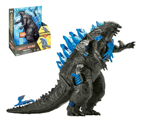 Monsterverse Figura Godzilla Titan Tech Transformacion