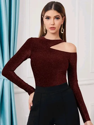 Camisas brillantes para mujer sale