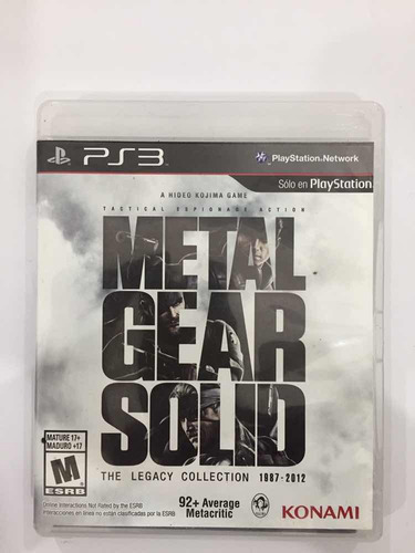 Metal Gear Solid Ps3