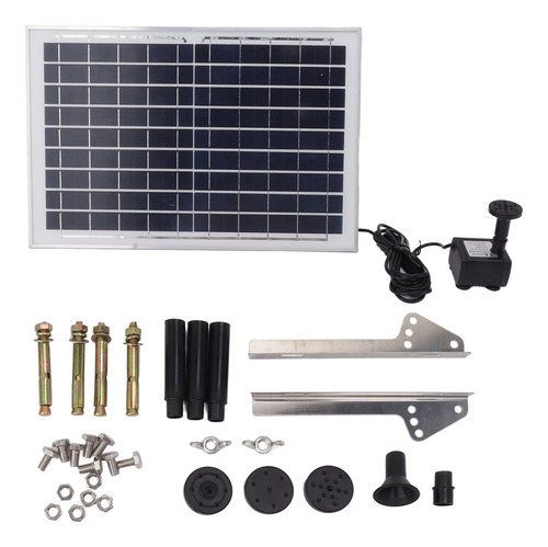 Kit De Bomba Solar Para Baño De Pájaros, 9 V, 10 W, Fácil De