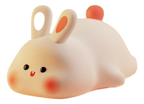 Lámpara De Mesa Cartoon Rabbit Night Light Con Sensor Táctil