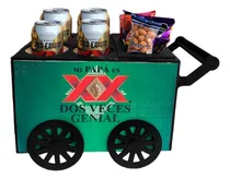 Comprar Carrito Botanero Caja Día Del Padre Llantas Giratoria Color Xx Lager