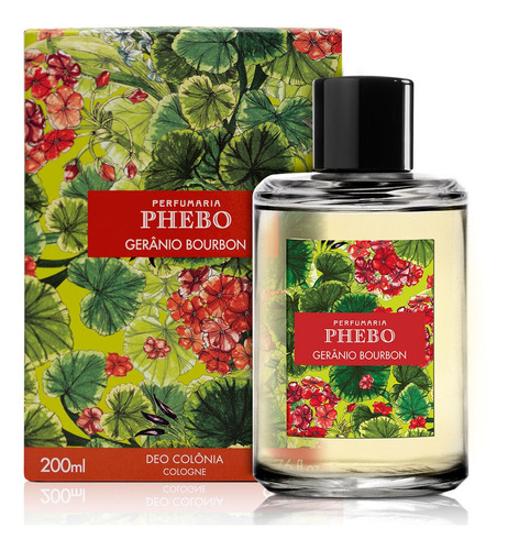 Deo Colônia Phebo Gerânio Bourbon 200ml Perfume