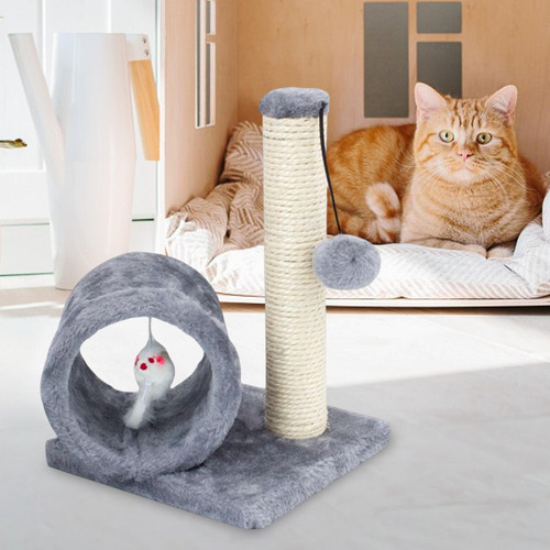 L Poste Para Rascar Gris Poste Rascador Para Gatos Gris Gris