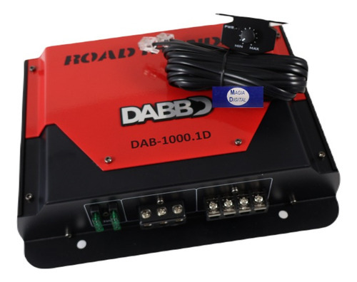 Amplificador Clase D Dabb Dab-1000.1d 1000watts Color Negro