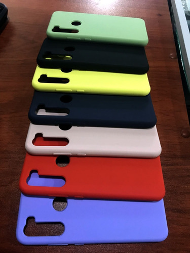 Case Funda Silicona Para Xiaomi Redmi Note 8 Colores Cover 