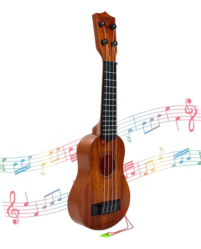 Ukeleles De 17 Pulgadas Para Niños, Mini Guitarra De 4 Cue.