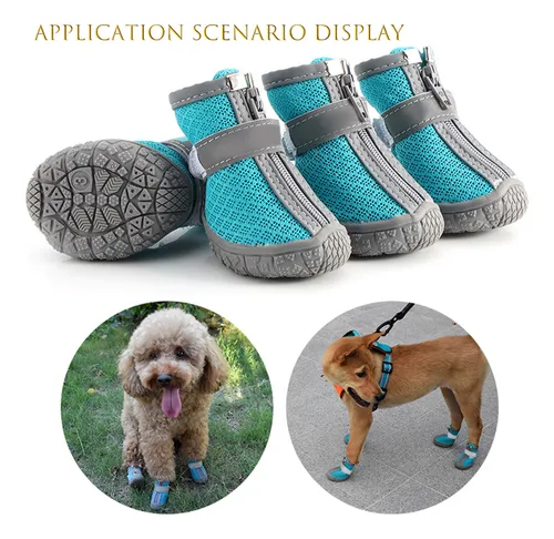 Zapatos Para Perros Pequeños Con Pavimento Caliente, Botines