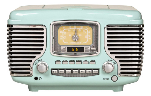 Crosley Cr612b-ab Corsair - Radio Bluetooth Am/fm De Sobreme