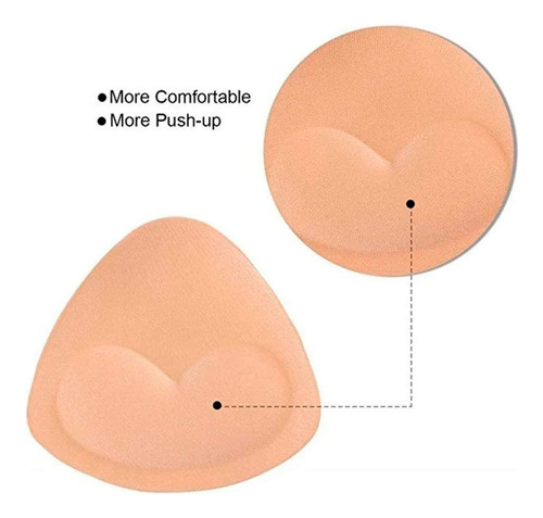 Esponja Push Up Pads Relleno Traje De Baño Inserto Brasier