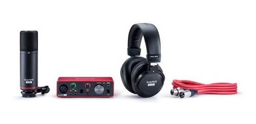 Imagen 3 de 6 de Kit Grabación Focusrite Scarlett Solo Studio 2x2 Mic + Auris