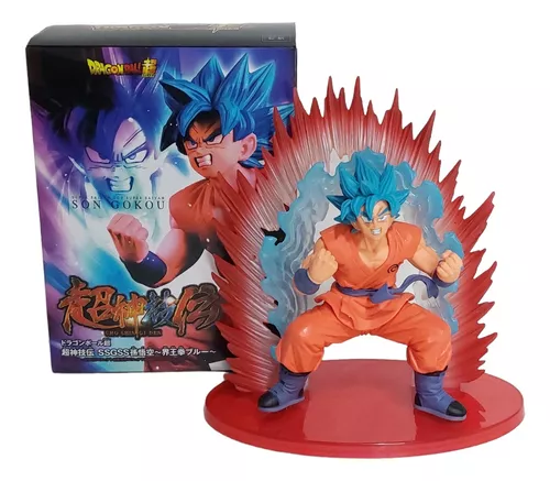 Almofada 27x37 Goku Super Sayajin Blue Kaioken Dragon Ball