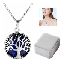 Comprar Collar Lapislázuli Cuarzo De La Vida Raices Piedra Cadena
