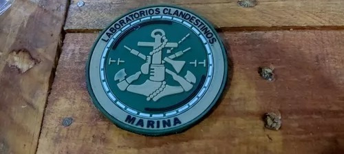 Parche Insignia Pvc Marina Operación Laboratorios Clandestin