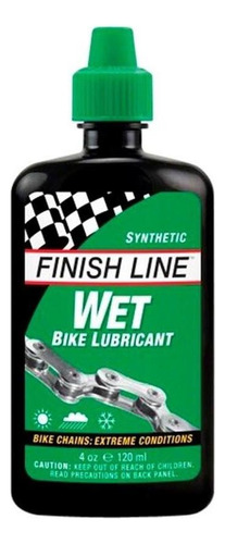 Finish Line Úmido lubrificante óleo para corrente bike 120ml