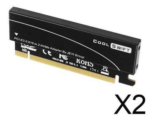 2xnvme M.2 Ngff Ssd A Pcie 3.0 X16 Adaptador Tarjeta De