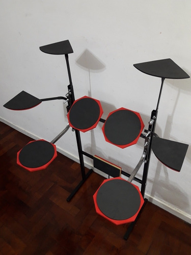 Imagen 4 de 8 de Batería Muda De Practica Silenciosa Demon 9 Pads Fabricantes