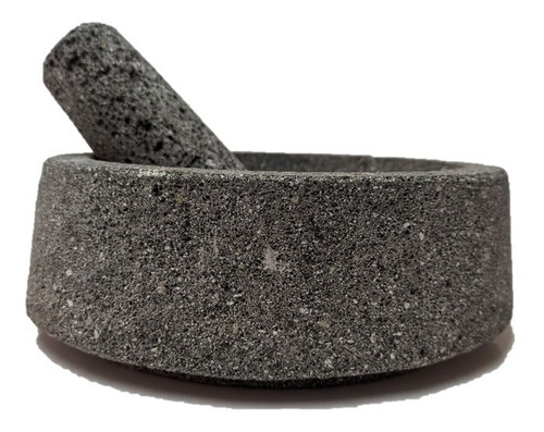 Molcajete En Forma De Tazon 28 Cm Con Base 