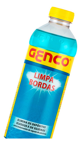 Genco Bordas Limpa 1l Piscina Fibra Vinil Alvenaria Inflável