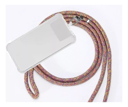 Carcasa + Cordon Arcoiris Para Samsung A01 Core